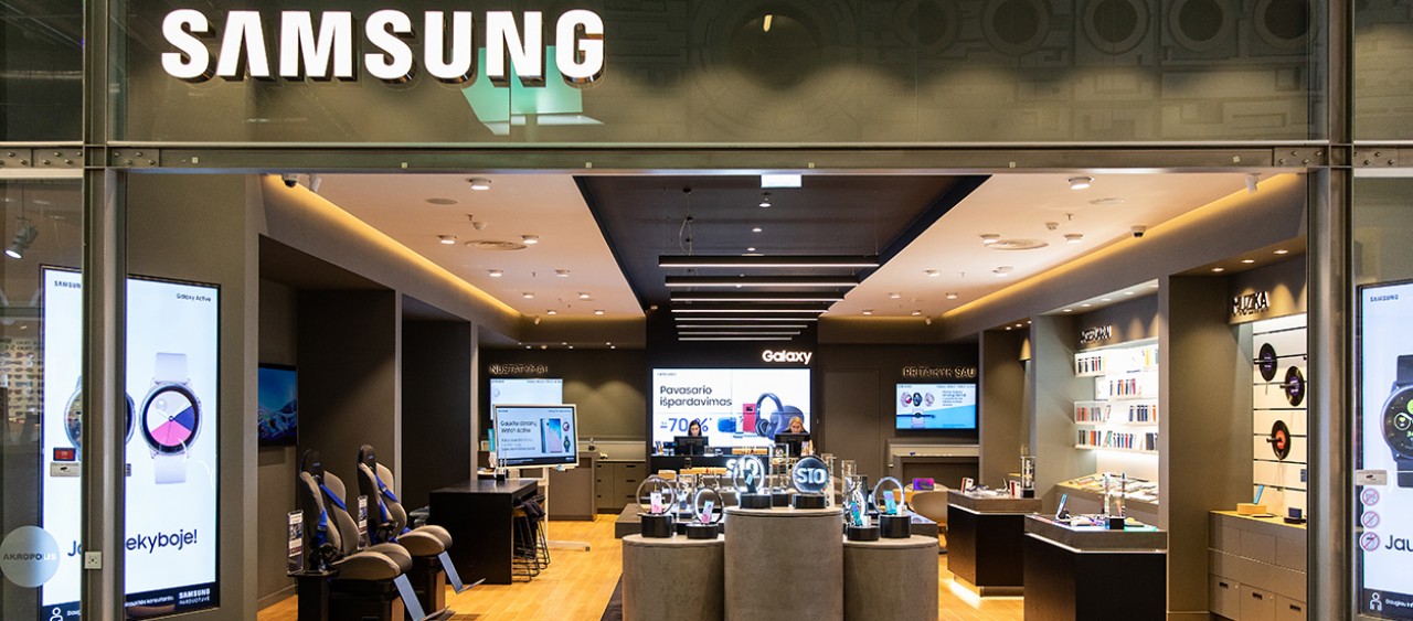Samsung elektroninės kainų etiketės
